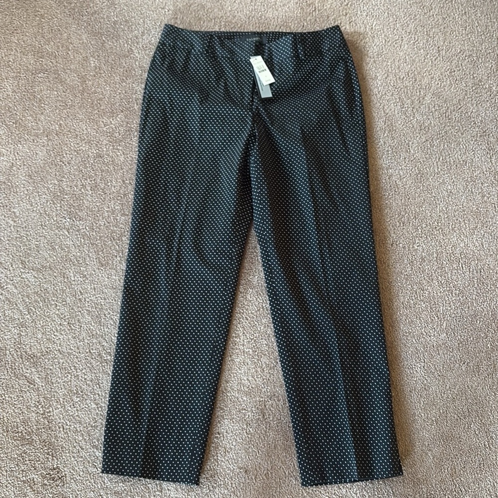 Talbots Signature Polka Dot ankle pants | size 4 | new